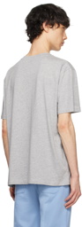 Balmain Gray Patch T-Shirt