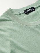TOM FORD - Cotton-Blend Jersey T-Shirt - Green