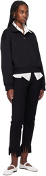 Filippa K Black Sweatshirt Polo