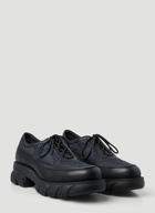 GG Padded Lace Up Shoes in Black
