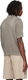 Represent Taupe Beverly Knit Polo