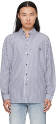 Ksubi Navy & White KSignature LS Shirt