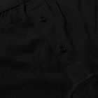 Comme des Garçons SHIRT Men's Sunspel Button Boxer in Black