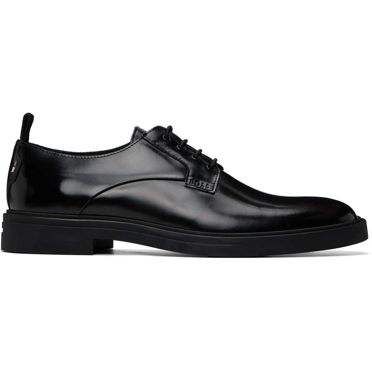 BOSS Black Embossed-Logo Derbys
