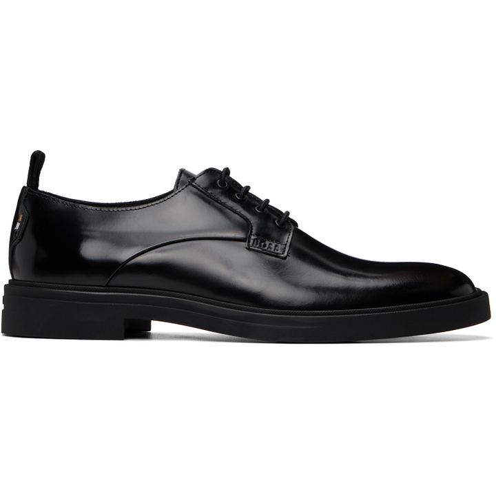Photo: BOSS Black Embossed-Logo Derbys