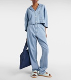 Bottega Veneta Cropped denim shirt