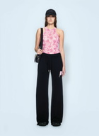OFF WHITE Off Stamp Roses Mesh Tank Top