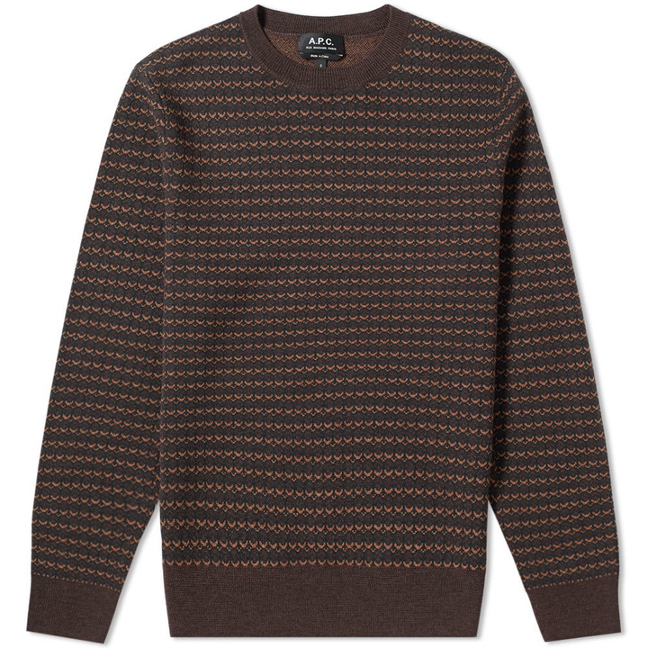 Photo: A.P.C Dito Textured Crew Knit