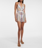 Missoni Mare Zig-zag halterneck playsuit