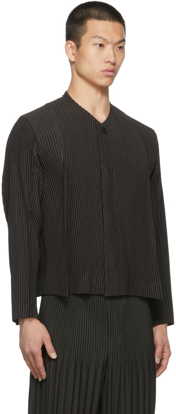 Homme Plissé Issey Miyake Solid Pleats Jacket