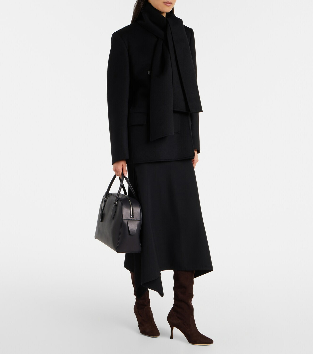 Manolo Blahnik Myconia suede knee-high boots
