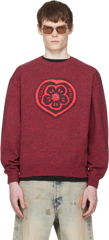 Photo: Kenzo Red Kenzo Paris 'KENZO Boke Heart' Sweater
