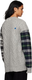 ADER error Gray Wanble Sweater
