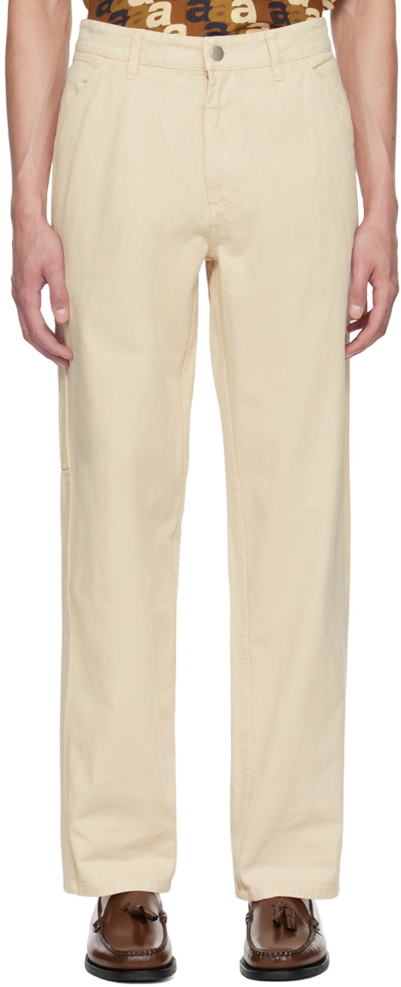 Awake NY Off-White Pocket Trousers