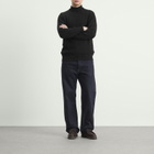 Jamieson's of Shetland Men's Jamiesons of Shetland Roll Neck Knit in Black Mix