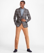 Brooks Brothers Men's Milano Fit Check Sport Coat | Light Grey