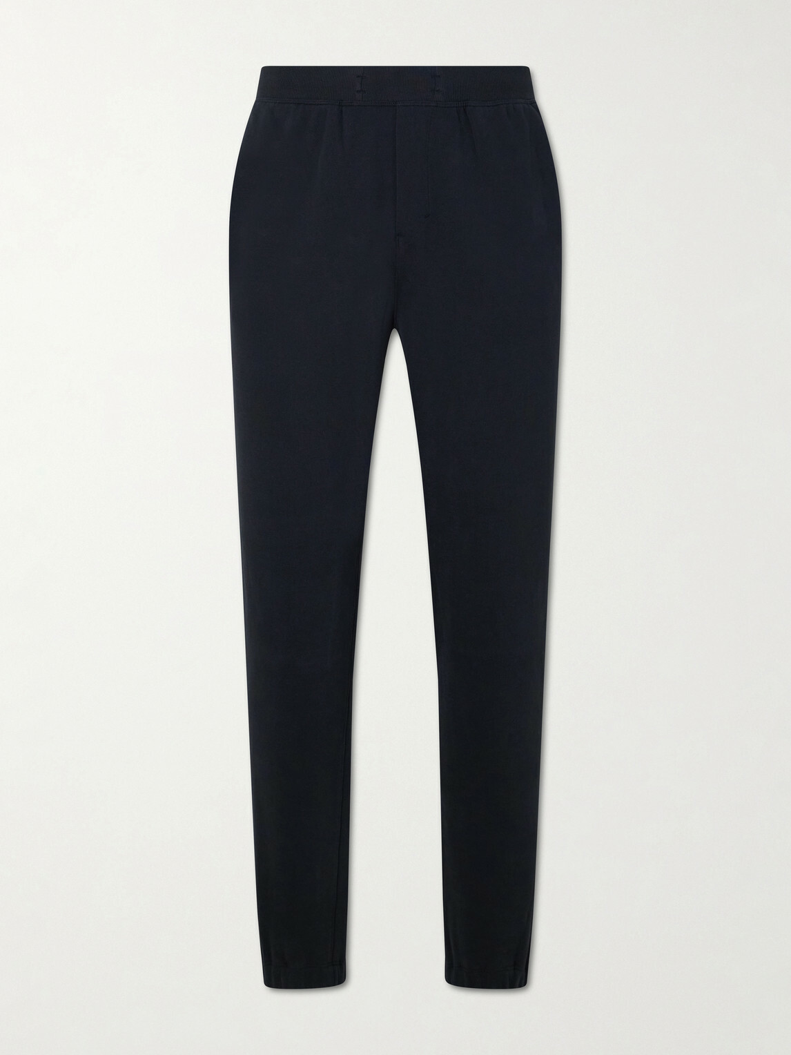 Lululemon - Tapered Cotton-Blend Jersey Sweatpants - Black