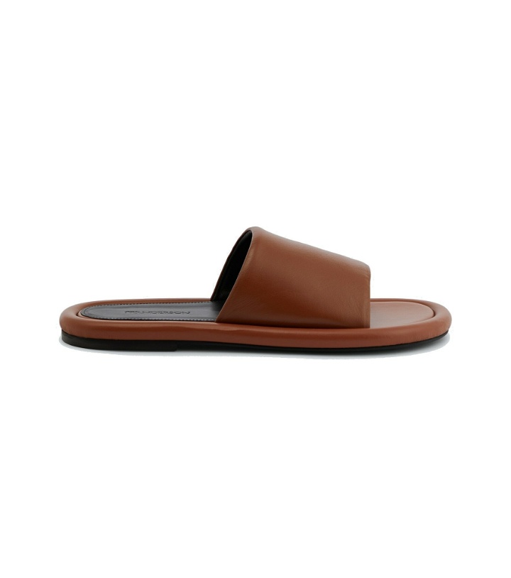 Photo: JW Anderson - Leather flat sandals