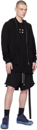 Rick Owens Drkshdw Black Zip Hoodie