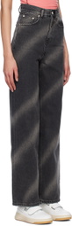 Kijun Gray Airbrushed Jeans