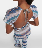 Missoni Mare Zig Zag open-knit crop top