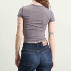 Diesel Women's T-Uncuties Ringer T-Shirt in Grey