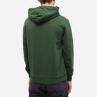 Foret Men's Dent Logo Hoody in Dark Green