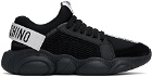 Moschino Black Teddy Strap Sneakers