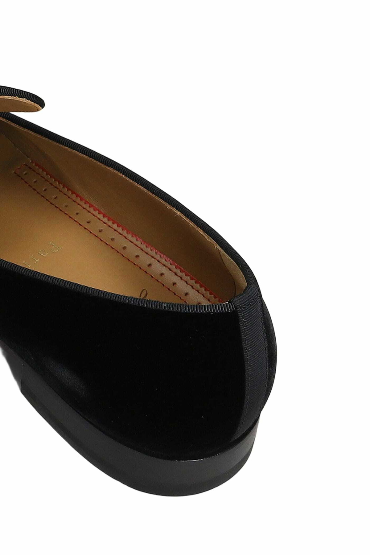 Christian Louboutin Dandelion Loafers In Black Velvet 