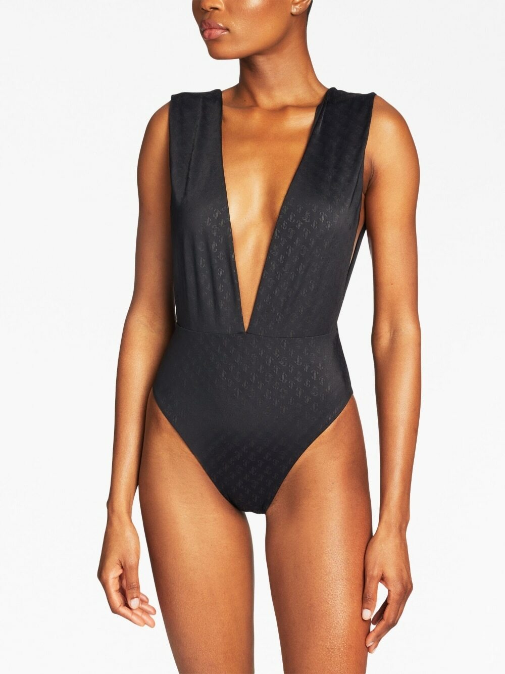 【関税&送料込】Jimmy Choo Swimwear JIMMY CHOO - Logo All Over One Piece Swimsuit Jimmy Choo