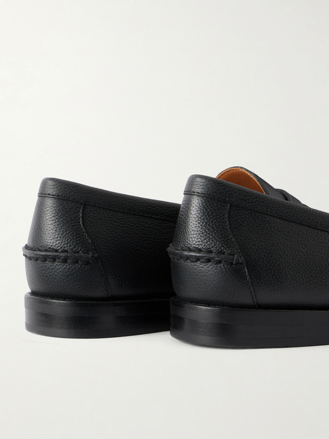 Polo Ralph Lauren - Alston Full-Grain Leather Penny Loafers - Black