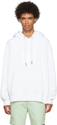 AMI Paris White 'Ami Paris' Hoodie