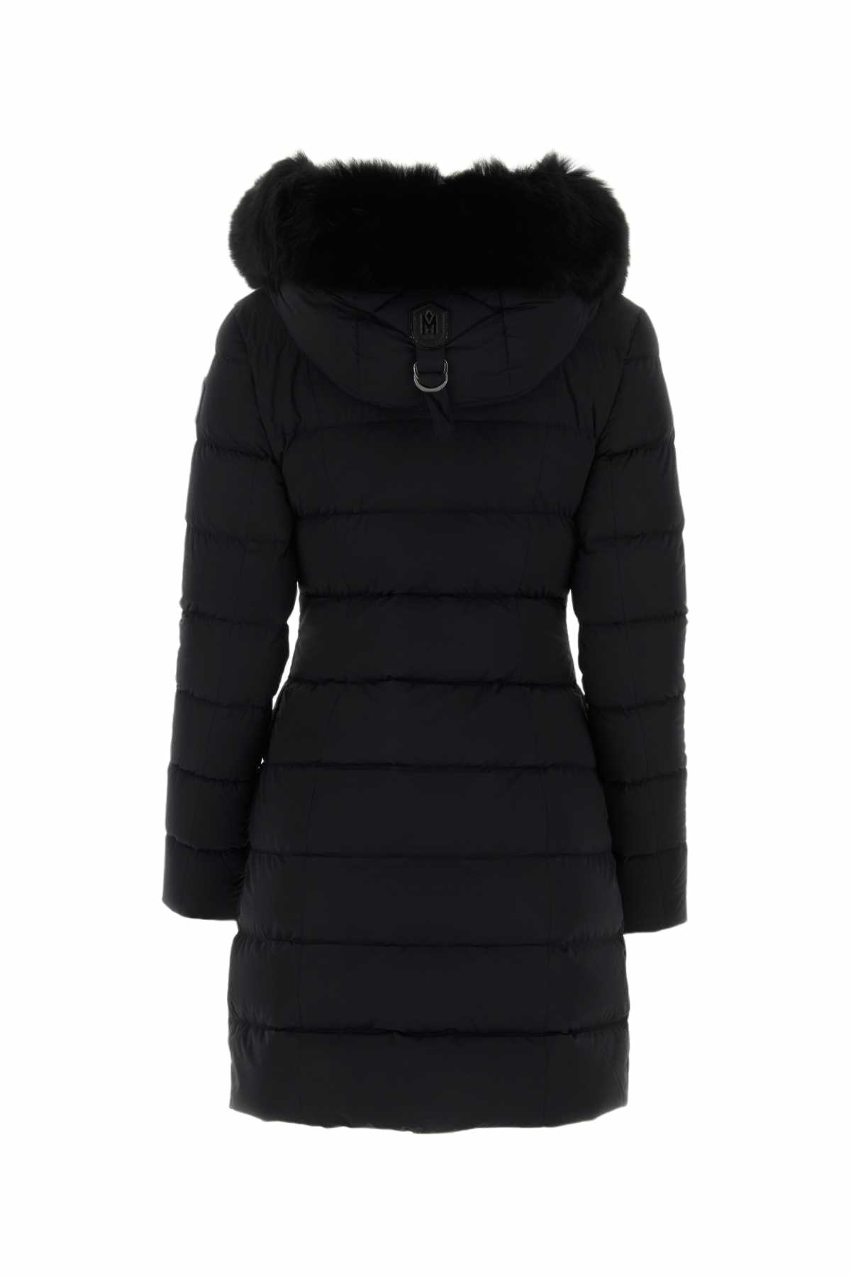Mackage Black Stretch Nylon Down Jacket