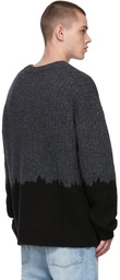 Nanushka Grey & Black Oveo Sweater