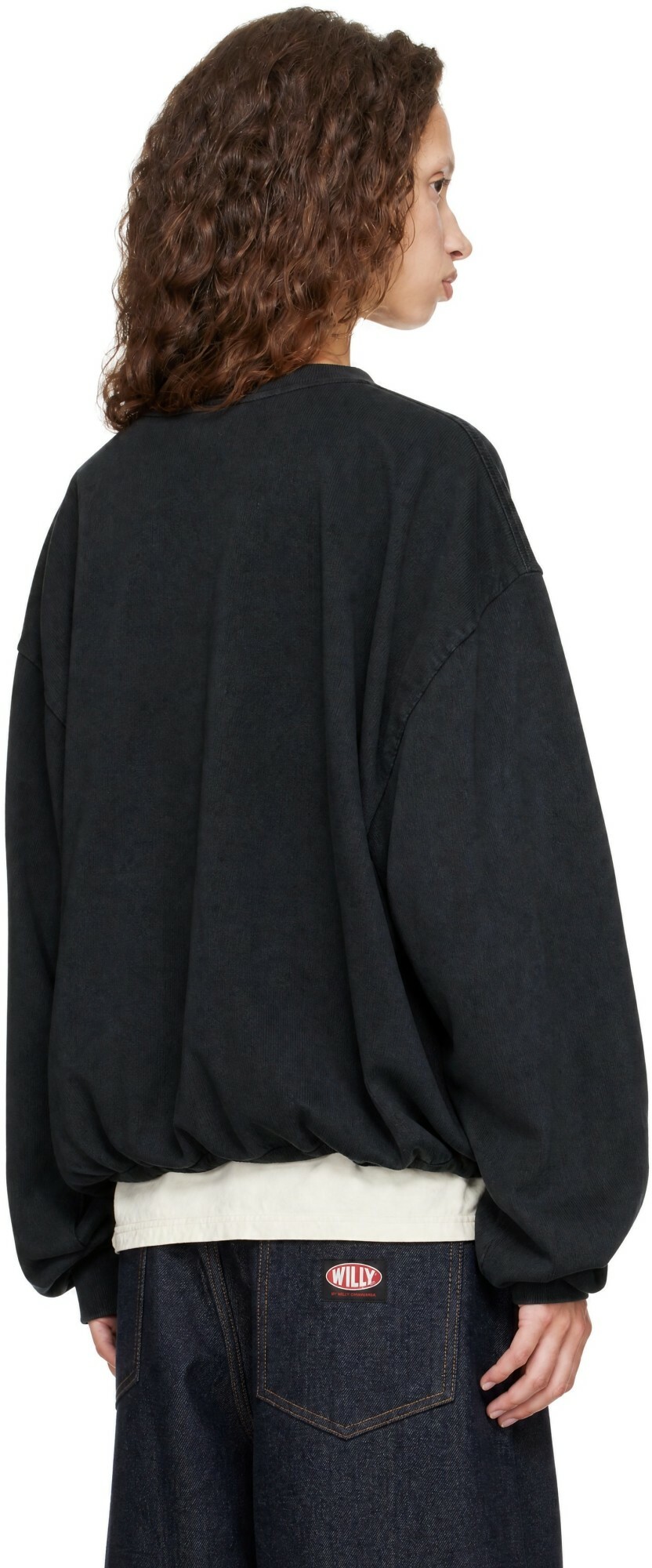 WILLY CHAVARRIA Black 'Community Center' Sweatshirt