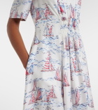 Emilia Wickstead Khloe printed wool midi dress