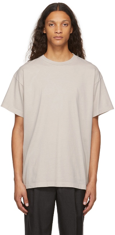 Photo: Fear of God Taupe '7' Logo T-Shirt