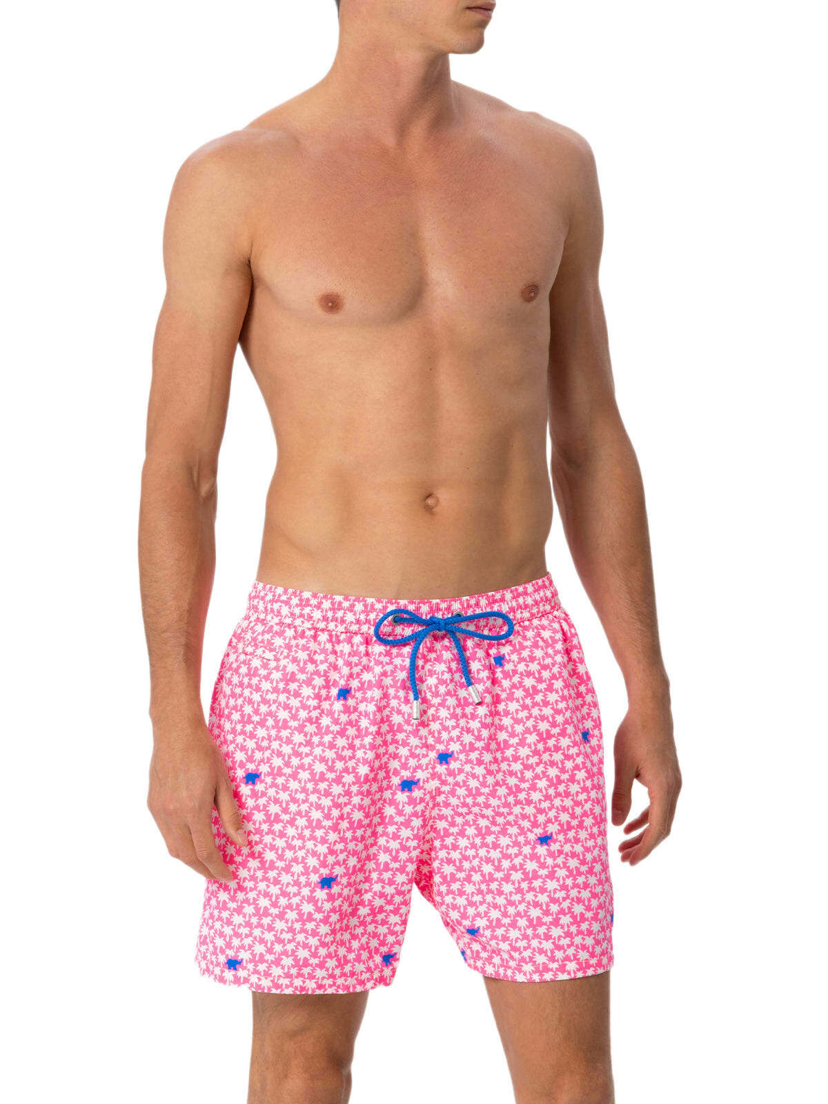 MC2 SAINT BARTH Men Lightweight Swim Shorts Lighting Micro Fantasy Mickey Padel main image 0