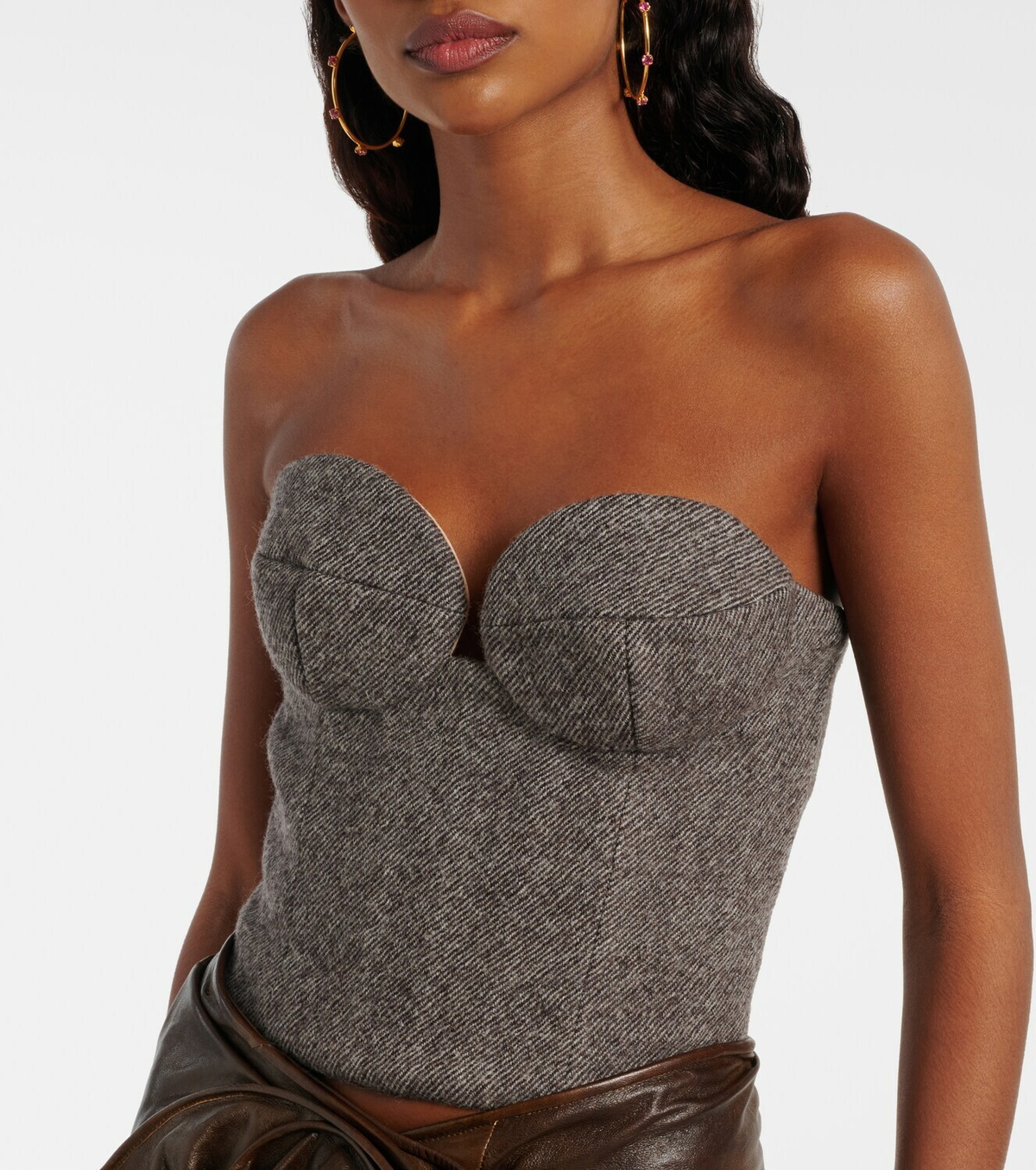 Magda Butrym Wool-blend corset