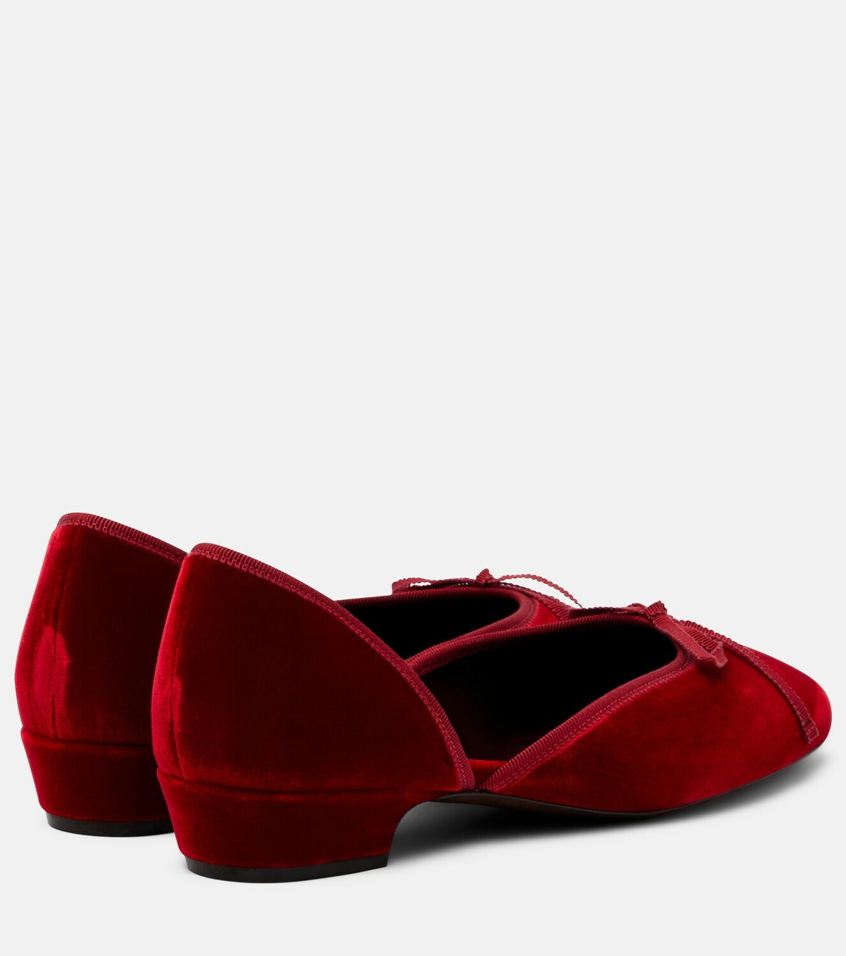 Herbert Levine 24/7 velvet ballet flats