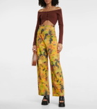 Philosophy di Lorenzo Serafini Camouflage straight jeans