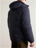 Brunello Cucinelli - Reversible Quilted Shell Hooded Down Jacket - Blue