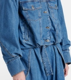 Loewe Gathered denim jacket