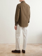 J. Mueser - Cotton Western Shirt - Brown