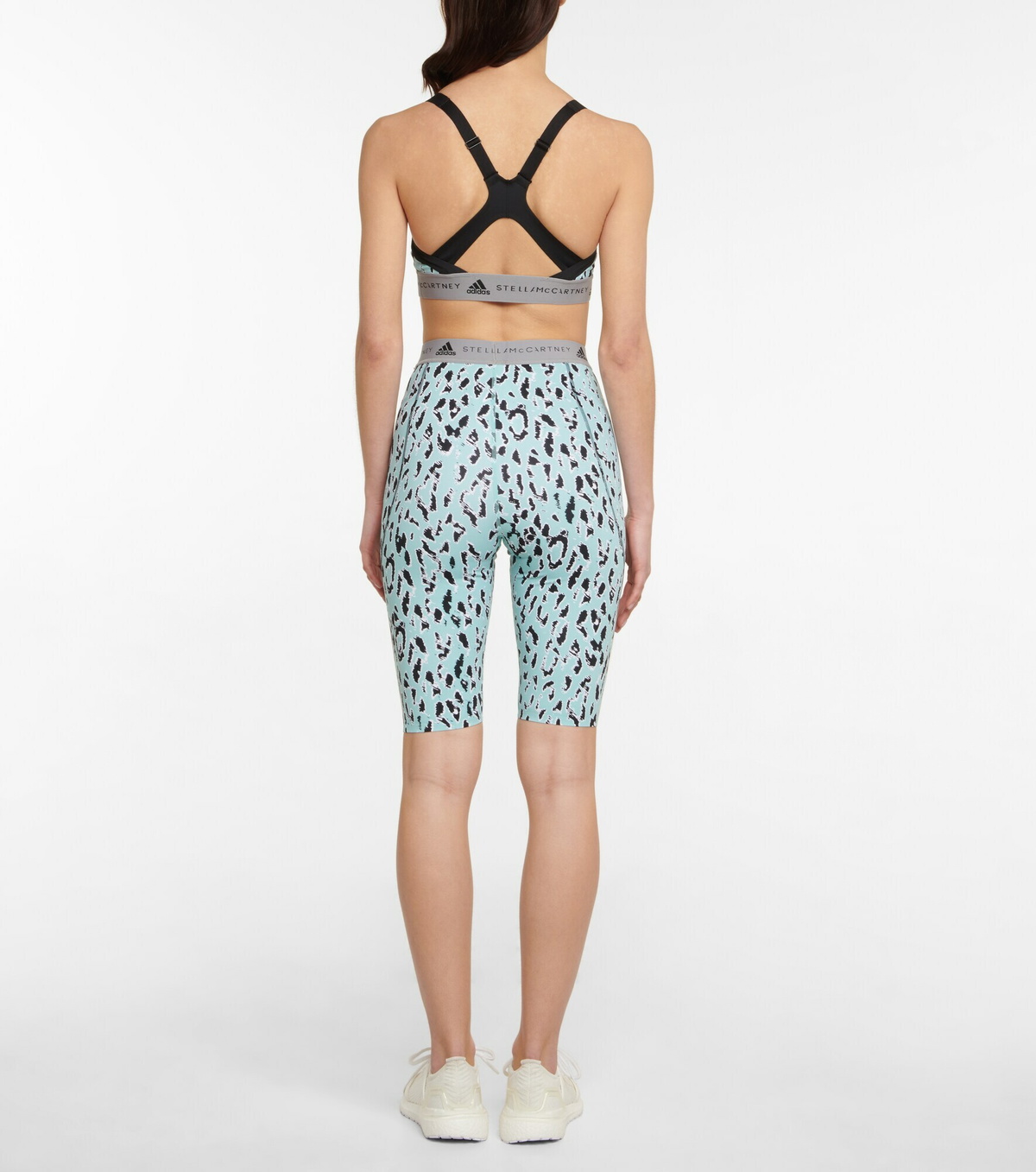 Adidas by Stella McCartney - TruePurpose printed biker shorts
