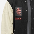 Ksubi Men's Icons Letterman Varsity Jacket in Black
