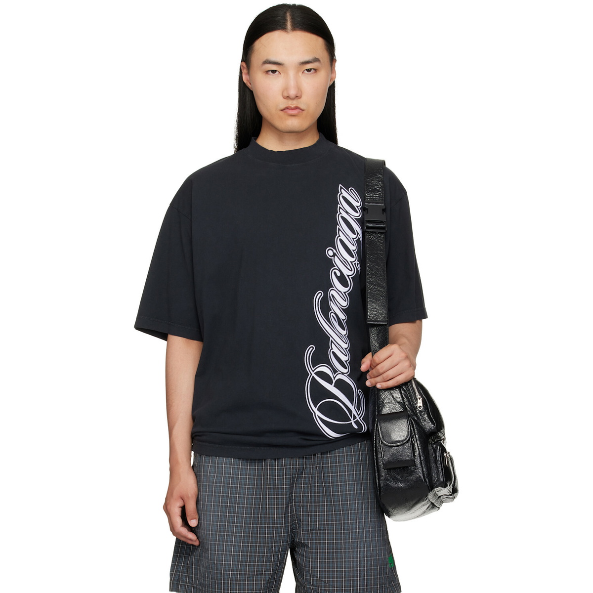 Balenciaga Black I Love U T-Shirt Balenciaga