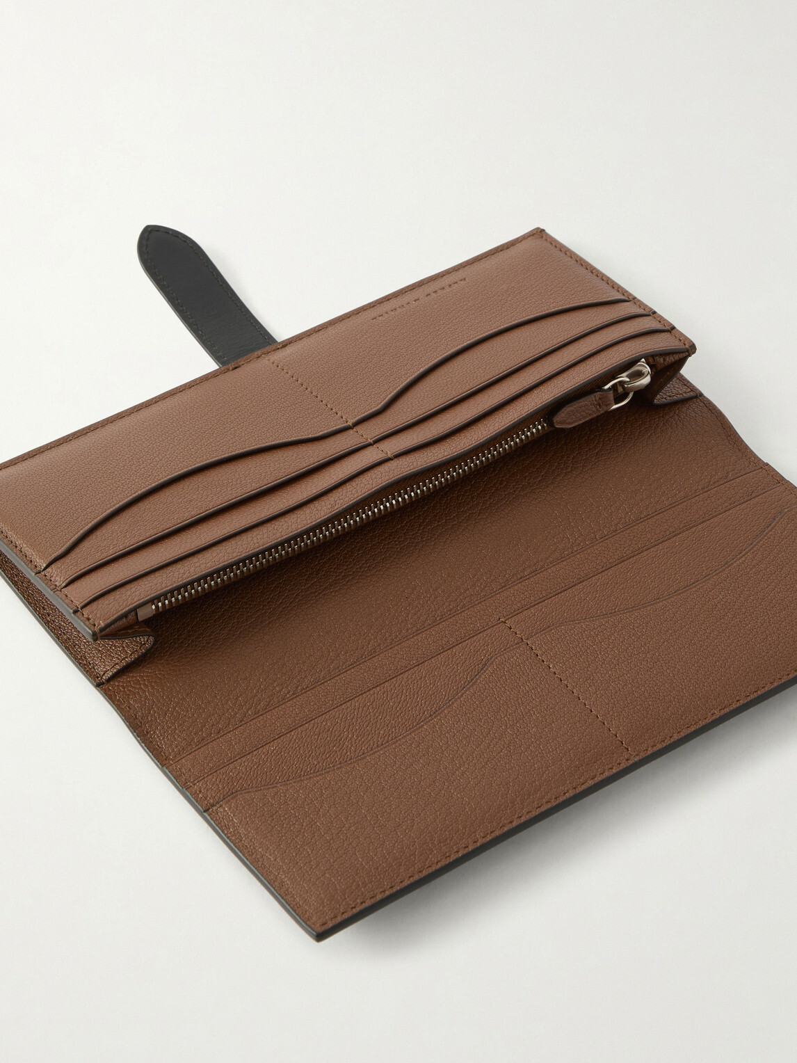 Dunhill - Alfred Patina-Leather Billfold Wallet