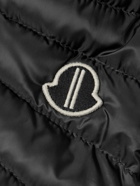 Rick Owens - Moncler Radiance Logo-Appliquéd Quilted Shell Down Bomber Jacket - Black