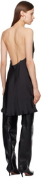 Y/Project Black Invisible Strap Minidress